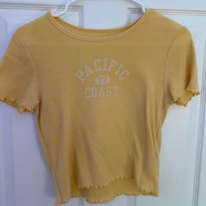 Yellow American Eagle Tee